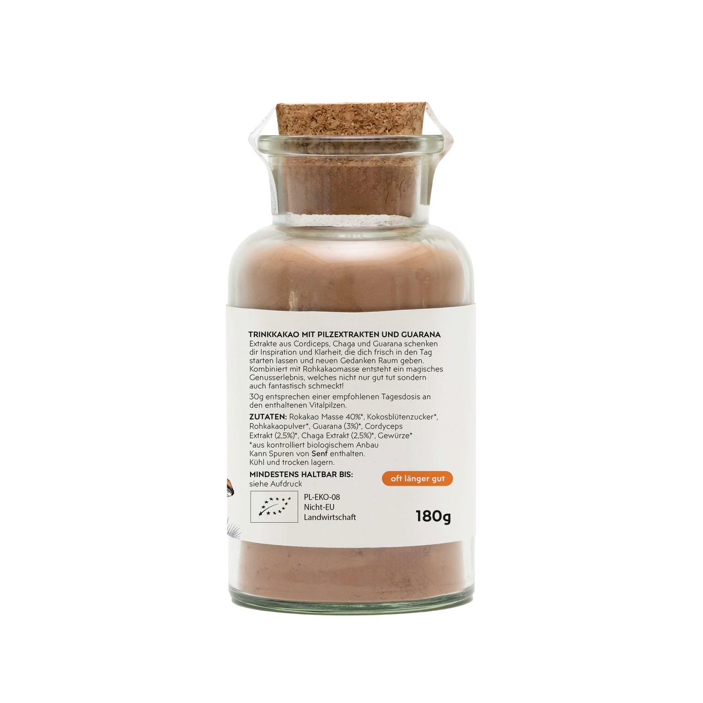 BIO Vitalpilz Kakao - Rise Up & Shine, 180g