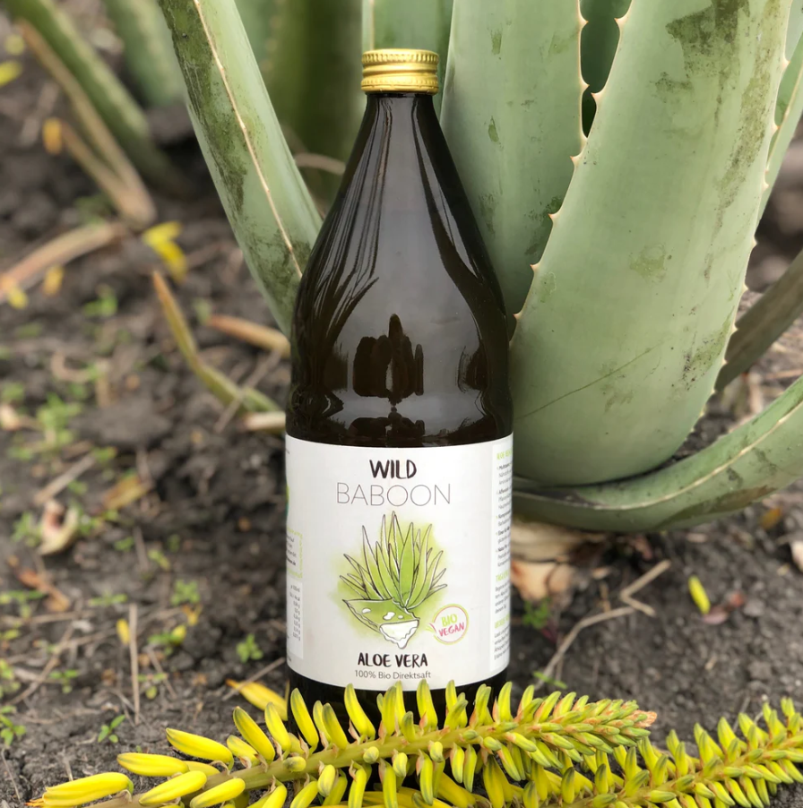 Bio Aloe Vera Direktsaft (1 Liter) - Reine Pflanzenkraft