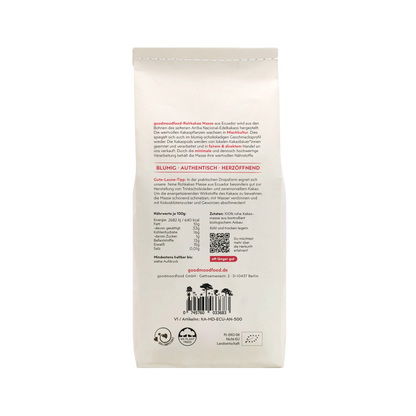 BIO Rohkakao Drops, Arriba Nacional, Ecuador, 500g