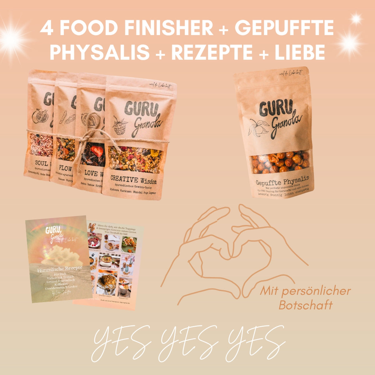 Glücksbundle + Geschenkbox + Rezepte