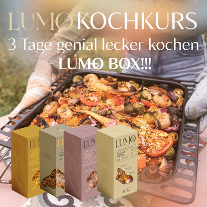 LUMO Online Kochkurs (inkl. Aufzeichnung) & LUMO Box