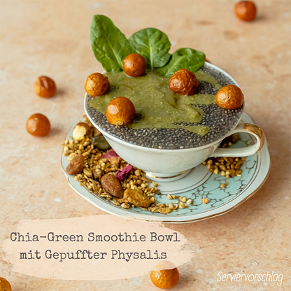 BIO Gepuffte Physalis - knusprig erfrischender Snack - 100g