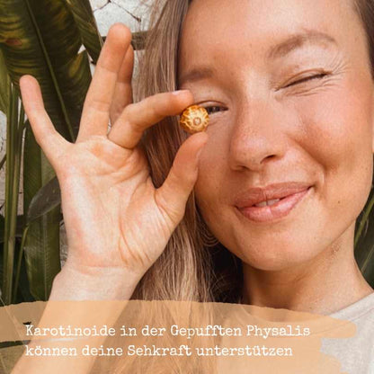 BIO Gepuffte Physalis - knusprig erfrischender Snack - 100g